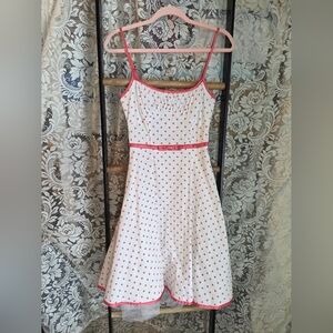 Polka Dot Spaghetti Strap Dress Vintage Y2K BCX